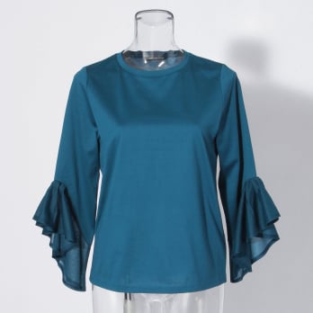 【COMING SOON】Sheer cuff top プルオーバー