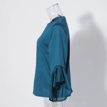 【COMING SOON】Sheer cuff top プルオーバー 詳細画像