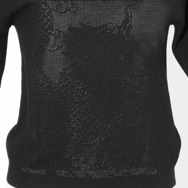 【COMING SOON】Dragon jacquard ニット 詳細画像 ブラック 5