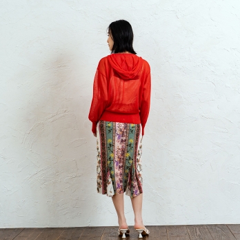 WLC シアーラメフードニット 詳細画像