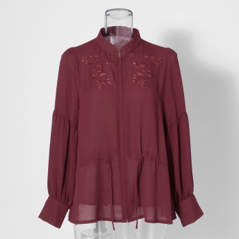【COMING SOON】Gentian embroidery ブラウス 詳細画像