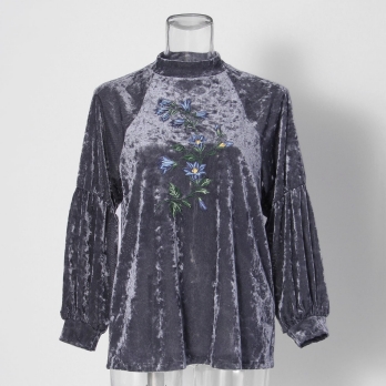 Gentian embroidery ブラウス 詳細画像