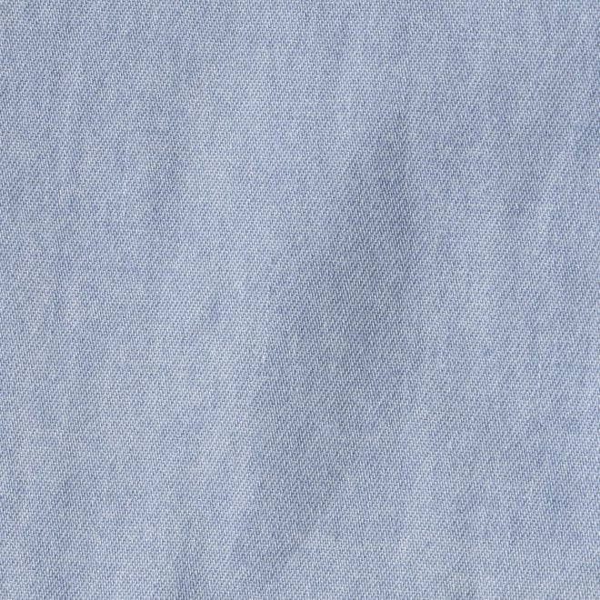 Denim bowtie blouse with dragon embroidery 詳細画像 ライトブルー 6