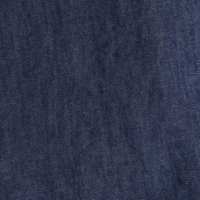 Denim bowtie blouse with dragon embroidery 詳細画像 ネイビー 7