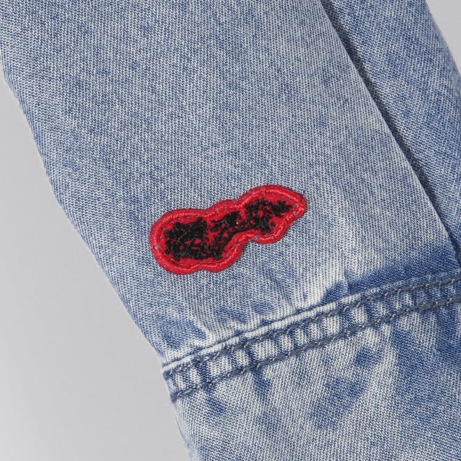 【COMING SOON】WLC パウダーシルクデニムシャツ 詳細画像 ライトブルー 2
