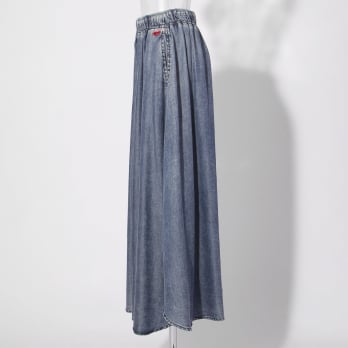 【COMING SOON】WLC パウダーシルクデニムサークル スカート 詳細画像