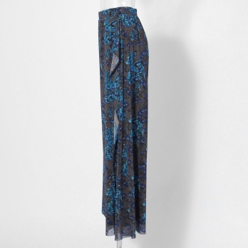 Herringbone dragon print net パンツ 詳細画像