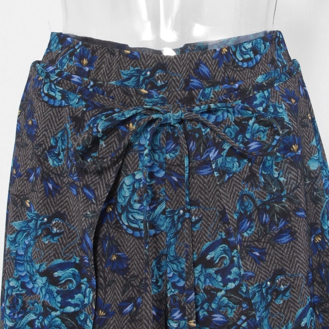 Herringbone dragon print net パンツ 詳細画像 グレー系マルチ 10