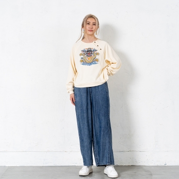 【COMING SOON】WLC パウダーシルクデニムイージー パンツ