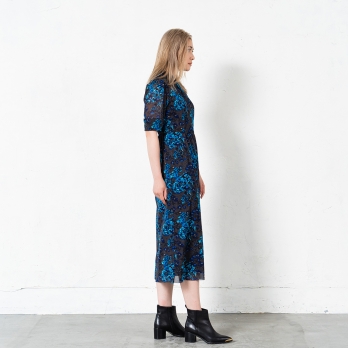 【COMING SOON】Herringbone dragon print net ドレス 詳細画像