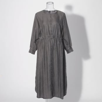【COMING SOON】WLC パウダーシルクデニムサークルドレス 詳細画像
