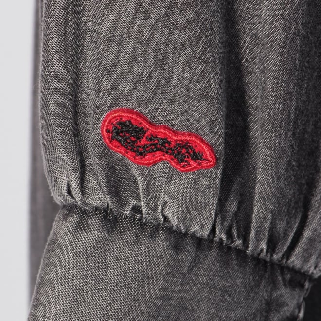 【COMING SOON】WLC パウダーシルクデニムサークルドレス 詳細画像 ブラック 2