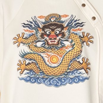 Dragon print プルオーバー 詳細画像