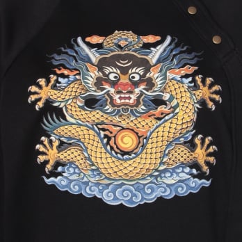 Dragon print プルオーバー 詳細画像