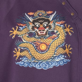 Dragon print プルオーバー 詳細画像