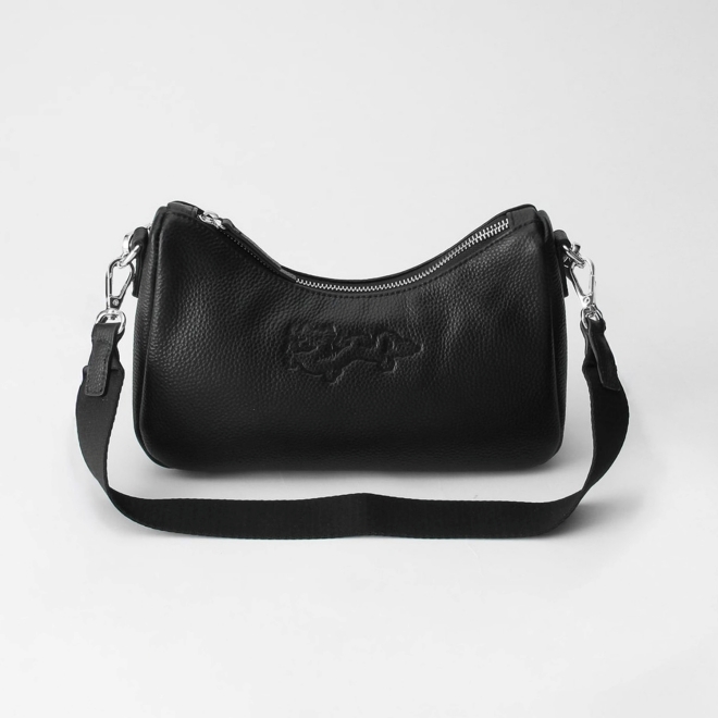Leather dragon emboss bag