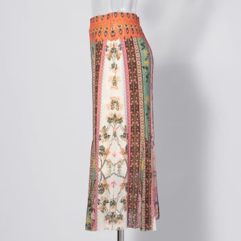 【COMING SOON】Garden print on stretch netting スカート 詳細画像