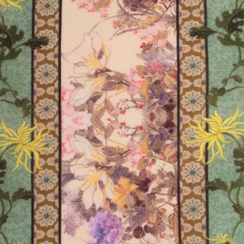 【COMING SOON】Garden print on stretch netting スカート 詳細画像