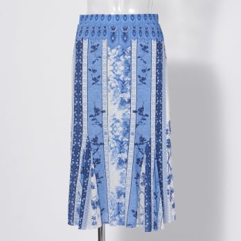 【COMING SOON】Garden print on stretch netting スカート 詳細画像
