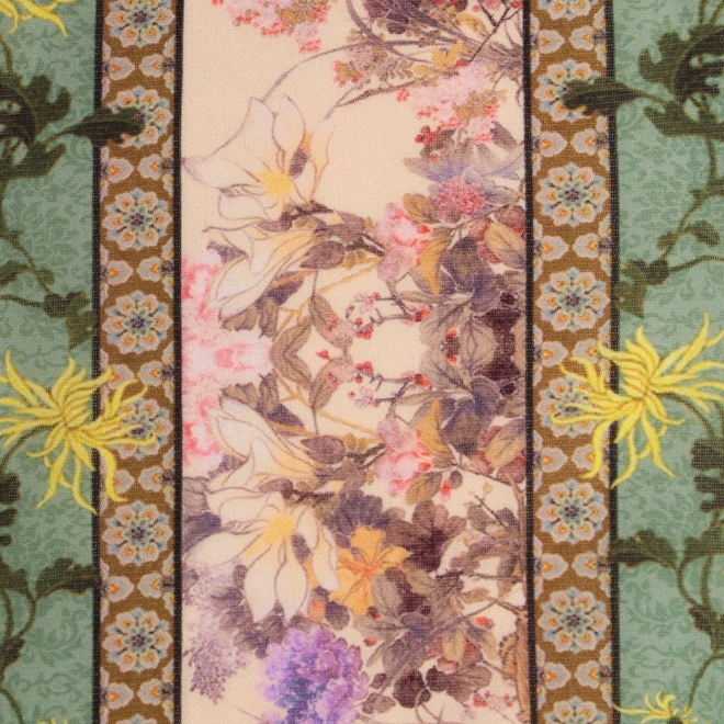 Garden print on stretch netting スカート 詳細画像 白系マルチ 11