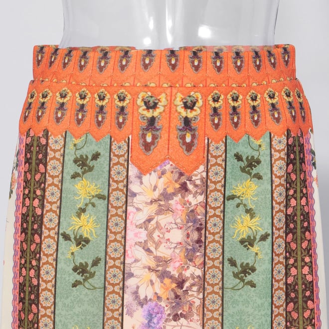 【COMING SOON】Garden print on stretch netting スカート 詳細画像 白系マルチ 5