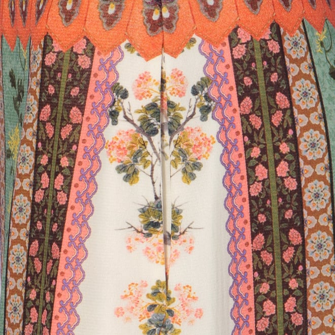 【COMING SOON】Garden print on stretch netting スカート 詳細画像 白系マルチ 6