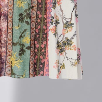 【COMING SOON】Garden print on stretch netting ドレス 詳細画像