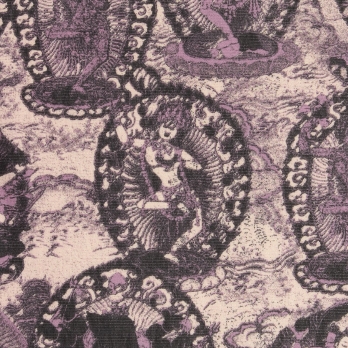 【COMING SOON】Tanka print on net スカート 詳細画像