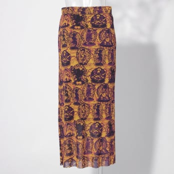【COMING SOON】Tanka print on net スカート 詳細画像