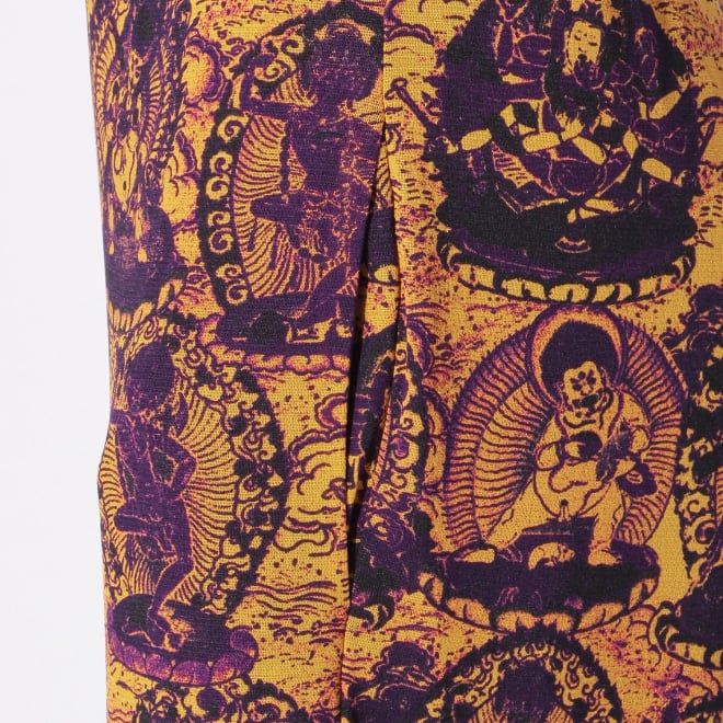 【COMING SOON】Tanka print on net パンツ 詳細画像 イエロー系マルチ 4