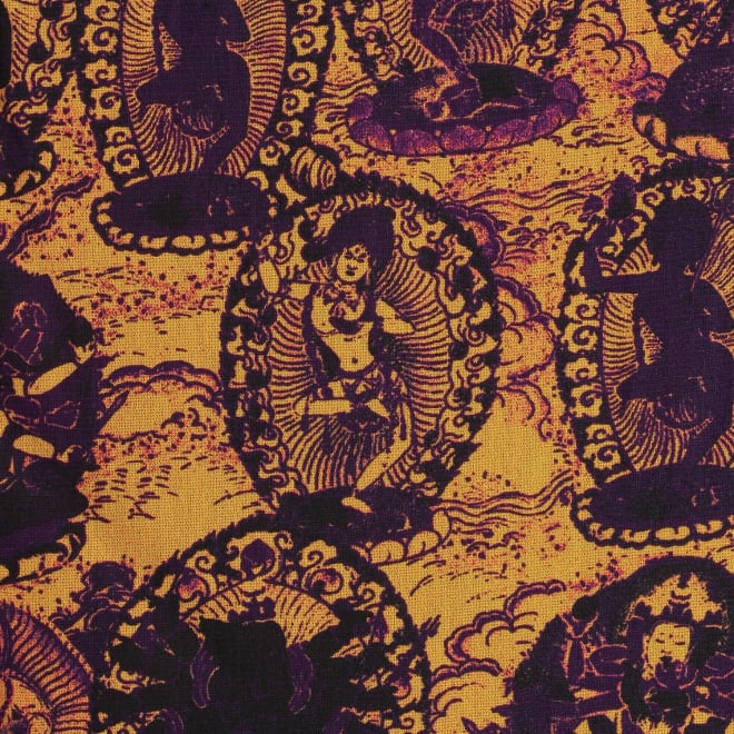【COMING SOON】Tanka print on net パンツ 詳細画像 イエロー系マルチ 6