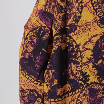 【COMING SOON】Tanka print on net ドレス 詳細画像