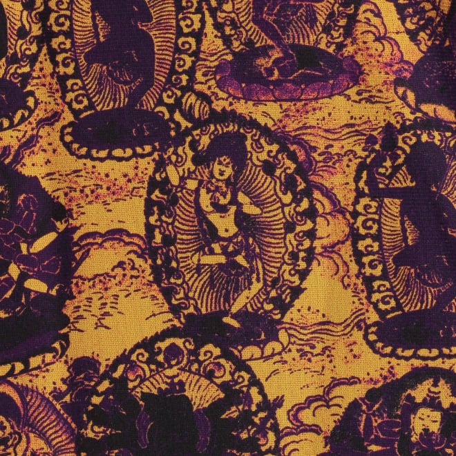 【COMING SOON】Tanka print on net ドレス 詳細画像 イエロー系マルチ 7