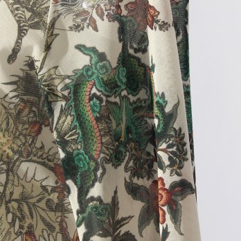 Zodiac print net ブラウス 詳細画像