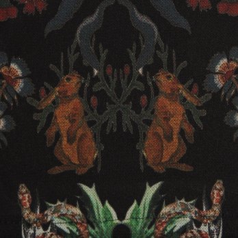 Zodiac print net ブラウス 詳細画像