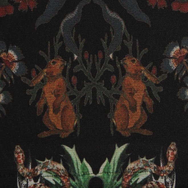 Zodiac print net ブラウス 詳細画像 黒系マルチ 4