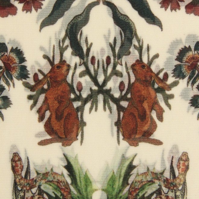 Zodiac print net ブラウス 詳細画像 白系マルチ 6