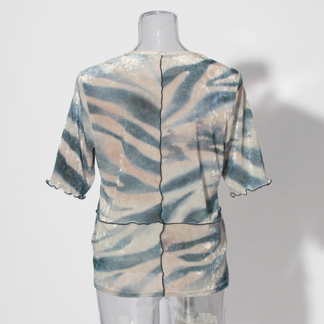 Sheer velor ブラウス 詳細画像 白系マルチ 3