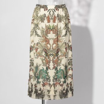 【COMING SOON】Zodiac print net スカート