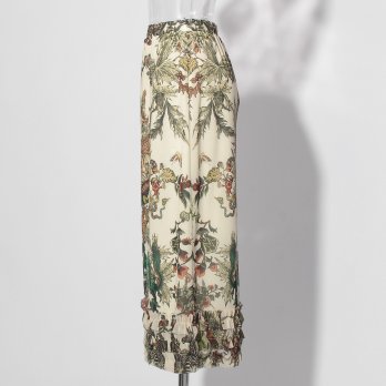 Zodiac print net スカート 詳細画像