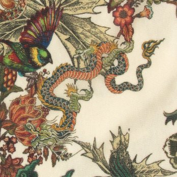 Zodiac print net スカート 詳細画像