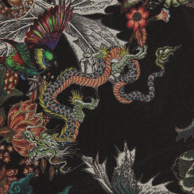 Zodiac print net スカート 詳細画像 黒系マルチ 3