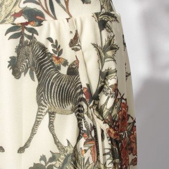 Zodiac print net パンツ 詳細画像