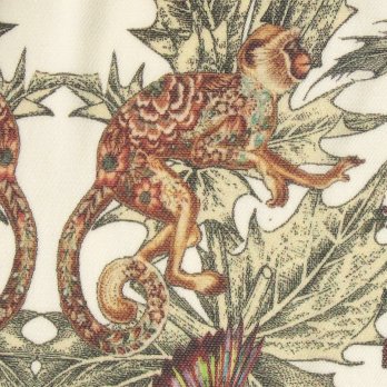 Zodiac print net パンツ 詳細画像