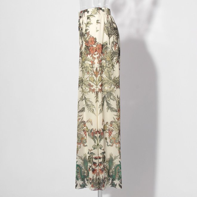 Zodiac print net パンツ 詳細画像 白系マルチ 2