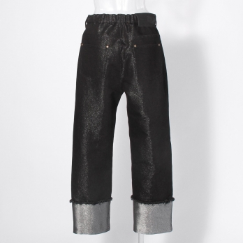 Lame denim パンツ 詳細画像