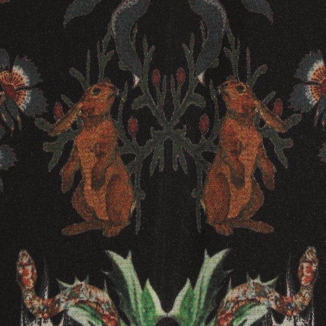 Zodiac print net ドレス 詳細画像 黒系マルチ 5