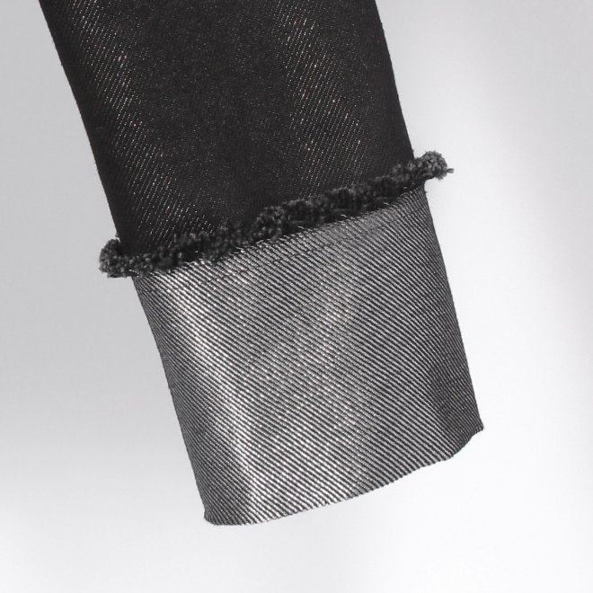 【COMING SOON】Lame denim ジャケット 詳細画像 ブラック 5