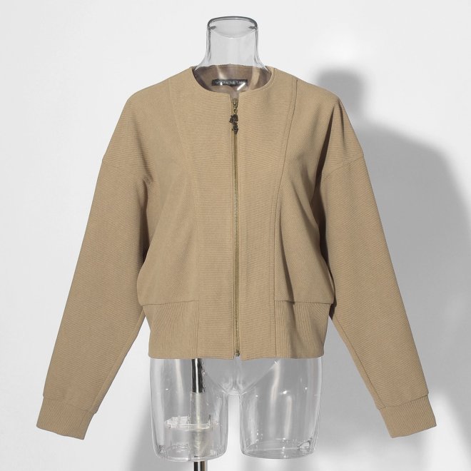 knit corduroy ブルゾン 詳細画像 ブラウン 1