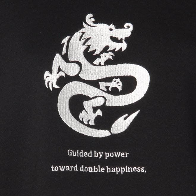 【COMING SOON】WLC ドラゴン刺繍パーカー 詳細画像 ブラック 2